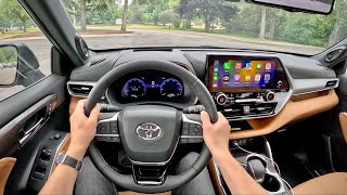 2023 Toyota Highlander 24L Turbo Platinum AWD  POV Driving Impressions [upl. by Aititil714]