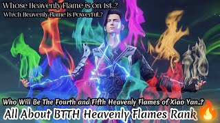 Btth Heavenly Flames Xiao Yan Flame Emperor God🔥 What are the 4th amp 5th Heavenly Flame of Xiao Yan [upl. by Beauvais933]