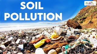 Soil Pollution  Causes For Soil Pollution  soilcontamination kidslearningvideos [upl. by Chiou]