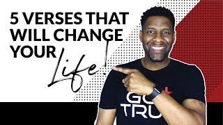 5 Bible Verses That Will Change Your Life FOREVER [upl. by Llednahc]