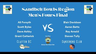 Sandbelt Bowls Region  202425 Mens Fours Final [upl. by Blessington]