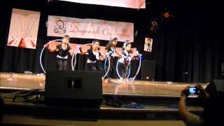 Cute Kids dance for Endhiran Irumbile song  Tamil fusion dance with props hula hoop  Irvine kids [upl. by Samled211]