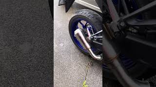 Yamaha MT 03 exhaust Musarri GP Street Series [upl. by Suckow]