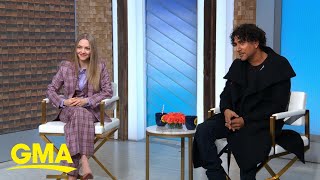 Amanda Seyfried and Naveen Andrews talk getting into character for ‘The Dropout’ l GMA [upl. by Nemaj987]