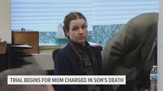 Trial begins for Norton Shores mom charged in the torture death of her son [upl. by Rumilly]