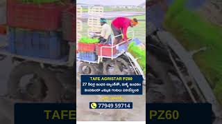 TAFE AGRISTAR PZ60 Rice Transplanter [upl. by Nnylorac]