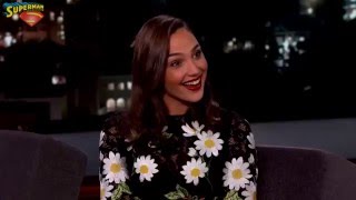 Batman v Superman  Entrevista a Gal Gadot Wonder Woman en Jimmy Kimmel [upl. by Vedis]