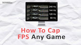 How To Limit FPS In Any Game  Easy [upl. by Madi720]