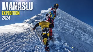 Conquering the Killer Mountain Full Manaslu Expedition 2024 [upl. by Tsirhc]