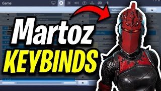 Martoz Fortnite Settings and Keybinds Fortnite Pro Player [upl. by Agnimod]