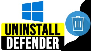 How to UNINSTALL WINDOWS DEFENDER from Windows 10 or 11  Remove Windows Defender 2024 [upl. by Dilly]