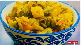 One spoon oil me banaye mushroom recipe  simple desi style aloo mushroom recipe [upl. by Acinomal]