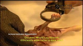 Poultry Whole Leg Debone [upl. by Bidle867]