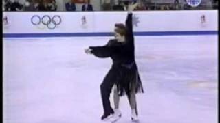 Marina KlimovaSergei Ponomarenko Compulsory Dance 1992 Winter Olympics [upl. by Shrier]