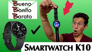 ⌚¿Será EL MEJOR🧐 Smartwatch XIAOMI KIESLECT K10 en Español📲 BUENO BONITO y BARATO [upl. by Ahsikad]