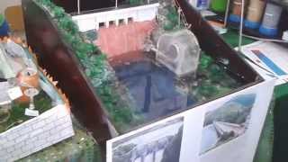 Hydroelectric power plant working model [upl. by Artied]