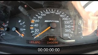 MercedesBenz E420  0100 KMH ACCELERATION [upl. by Karin]