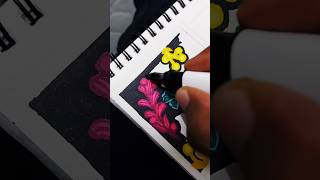 DIY Polaroid Bookmark 1 Alcohol Markers Series  Ohuhu Marker Ideas alcoholmarkers art doodle [upl. by Eb]