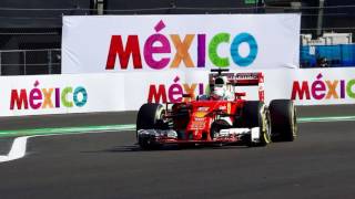 F1 2016 Mexican GP  Sebastian Vettels team radio from the last few laps [upl. by Sihonn172]