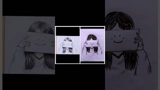 farjana drawing academy vs mine part5 shorts viralshorts drawing [upl. by Trstram530]