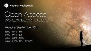 Hedera Open Access Virtual Event [upl. by Nafri]