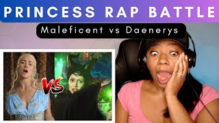 MALEFICENT vs DAENERYS Princess Rap Battle Yvonne Strahovski amp Whitney Avalon Reaction [upl. by Notlim]