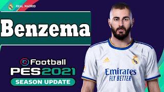 Karim Benzema PES 2021 eFootball [upl. by Libys]