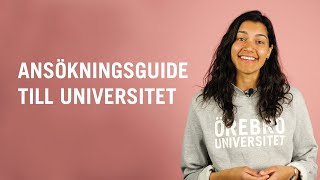 Hur söker man till universitetet [upl. by Sunderland]