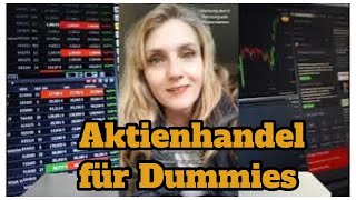 Kleiner Ausflug in die Aktienwelt für Dummies Aktien Börse Anfänger [upl. by Gilberto126]