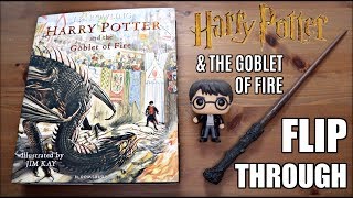 Harry Potter and the Goblet of Fire Illustrated Edition  Flip Through ⚡️ [upl. by Solnit534]