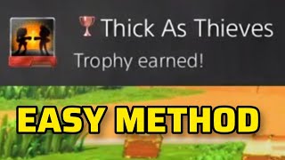 ASTRO BOT  🏆Thick as Thieves🏆 Easy Method Trophy Guide Gameplay [upl. by Aleunam]