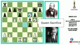 Immortal Chess Emanuel Lasker vs Wilhelm Steinitz  It 1895 [upl. by Sara64]