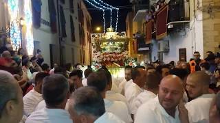 Baucina  Processione di Santa Fortunata 792019 [upl. by Enilkcaj]