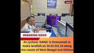 ICG Deploys Preventive Measures Ahead of Cyclone DANA Landfall in West Bengal and Odisha [upl. by Redmund]