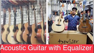 Deviser Acoustic Guitar with Equalizer  Model amp Price  Bangla  AudioCenterbd [upl. by Deron]