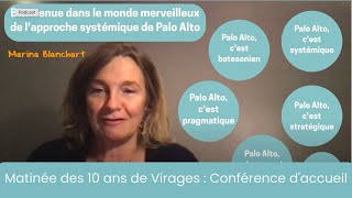 Présentation du modèle Systémique de Palo Alto par Marina Blanchart [upl. by Barny]