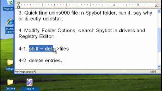 How to Uninstall Spybot  Search amp Destroy 162 [upl. by Baudin]