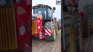 Seeding With BIG Versatile Tractor agri [upl. by Acirred711]