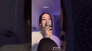 i dont wanna be you anymore idwbya Billie Eilish Cover TikTok madelinejanee [upl. by Irehj]