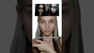 Corpse paint makeup tutorial 🖤 corpsepaint corpsepaintmakeup blackmetal makeuptutorial [upl. by Laird]