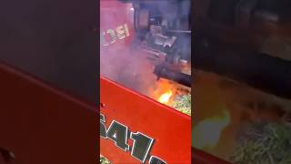 Bad Boy Mower Catches On Fire [upl. by Aicilana]