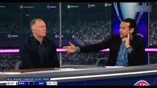 Real Madrid vs Bayern Munich 21 Paul Scholes amp Owen Hargreaves Some Reactions [upl. by Aremus]