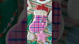 Stockings 2 Ways 🎄✨ enlightenedbakery royalicing sugarcookies christmas2024 cookies [upl. by Nert]