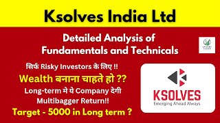 Ksolves Share Fundamental Analysis in Detail  Ksolves Share Latest News [upl. by Ahsenrat624]