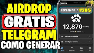 🚀 NUEVO BOT DE TELEGRAM PAGANDO GRATIS MEJOR QUE DOGS 💥 NOTICIAS GRASS SEED Y BLAST ROYALE🚀 PAWS [upl. by Tim750]