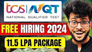 TCS Free NQT 2024 Announced Eligibility  Paper Pattern  Important Dates  Package  Syllabus 🔥✅ [upl. by Alyaj]