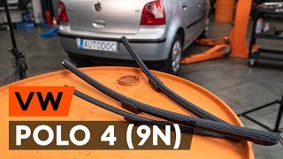 Hoe een ruitenwissers vervangen op een VW POLO 4 9N AUTODOCTUTORIAL [upl. by Zap]