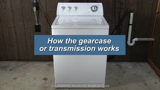 Whirlpool Washing Machine Not Agitating The Clothes  See How The Gearcase Works [upl. by Billy]