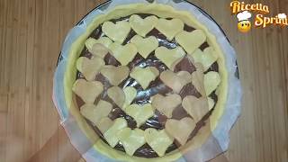 Ricetta crostata alla nutella semplice e veloce [upl. by Yancey634]