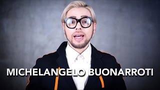 HOW TO PRONOUNCE MICHELANGELO BUONARROTI [upl. by Solohcin]